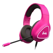 Audifonos Gamer Gamer Khali Barbie Multi Usb + 3.5mm Rosa