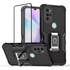 Funda Magnético Anillo Con Uso Rudo Para Motorola +mica