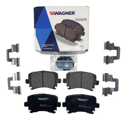 Kit Balatas Delant - Traseras Vw Tiguan 2009-2017 Wagner Foto 5