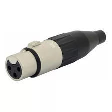 Conector Xlr Fêmea Amphenol Ac3f - Original