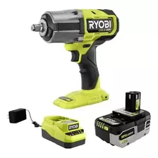 Llave De Impacto Ryobi, #pbliw01k1, 18v, 4 Modos, Verde