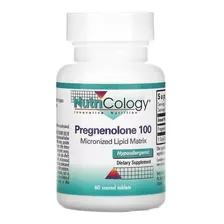 Nutricology | Pregnenolone | 100 Mg | 60 Scored Tablets