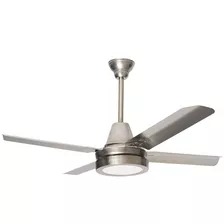 Ventilador Techo Severbon Vta420pp Plata 4 Palas Ac Inox Led Color De La Estructura Plateado Color De Las Aspas Plateado Diámetro 120 Cm Material De Las Aspas Acero