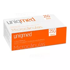 Microcânula 25g (0,50mm) X 50mm - Caixa Com 24 Un. - Uniqmed