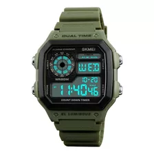 Relógio Masculino Esportivo Digital Prova D'água Militar Led