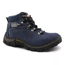 Bota Coturno Botina Masculina Jeans Original Promoção 