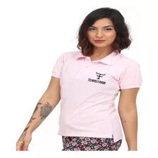 Camiseta Gola Polo Feminina Texas Farm Country