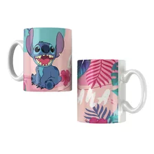 Taza Disney Stitch Personalizado Con Nombre 