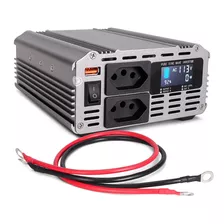 Inversor Onda Senoidal Pura Conversor 12v 110v 1000w Tensão