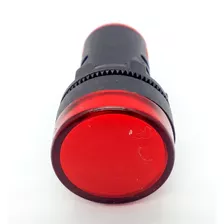 Sinaleiro Led Vermelho Monobloco 127/220v 22mm 