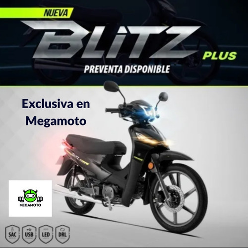 Motomel Blitz V8 Plus 110 Cc - 2022/2023! Megamoto Abasto!