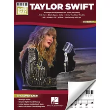 Libro De Canciones Super Easy De Taylor Swift, Segunda Edici