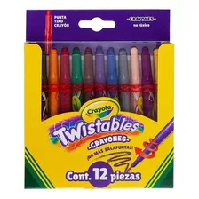 Crayones Twistables Mini Crayola Estuche Con 12 Piezas