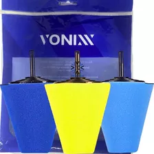 Kit 3 Cone Boina Polimento Agressivo Médio Suave Vonixx