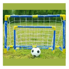 Trave Chute A Gol Com Bola Para Criança Brinquedo Futebol
