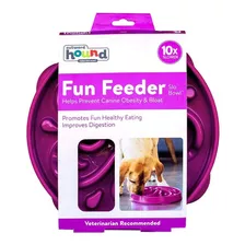 Comedouro Lento Outward Hound Fun Feeder Roxo P