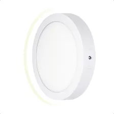 Luminario Led Icon Downlight Sobreponer 18w 4100k 110-265v Color Blanco