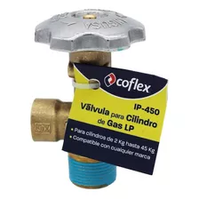 Válvula Par A Cilindro De Gas Lp 9.3 X 6 X 5.8 Cm Dorado Cof