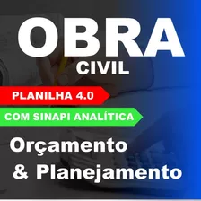 Planilha Cálculo Do Custo De Construção Civil Tabela Sinapi