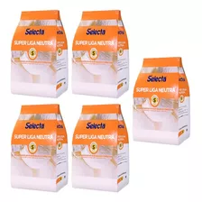 Kit C/ 5 Super Liga Neutra Selecta 1kg Cada