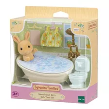 Conjunto Hora Do Banho- Sylvanian Families-coelha/epoch