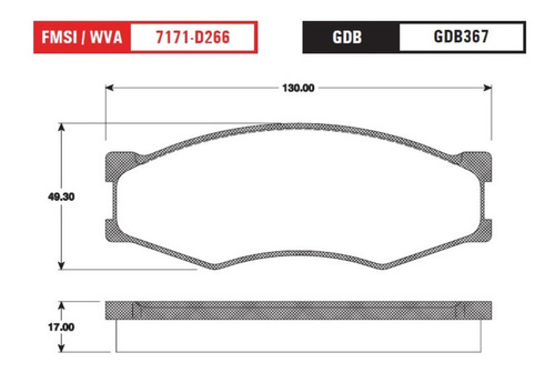 Balatas Trw Delanteras Nissan 300zx 1984 A 1989 Foto 2