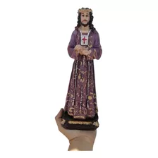 Jesús Divino Preso, 30 Cm Resina, Ojo De Cristal 