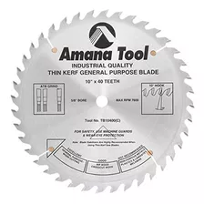 Amana Herramienta Tb10400thin Kerf Propsito General 10-pulga