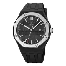 Reloj Hombre Seger 9299 Original Elegante Sport Silicona Color De La Malla Negro