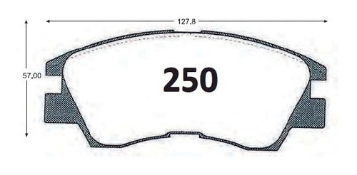 Pastillas De Frenos Delanteras Mitsubishi L300 2.5 1998-2005 Foto 2