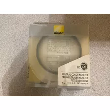 Nikon Filtro Neutro 72mm Nuevo