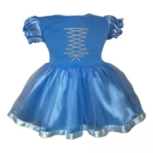 Vestido Mesversario Frozen Elsa Fantasias 