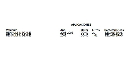 Balatas Delanteras Megane 2005 Fritec 2.0l Renault Foto 5