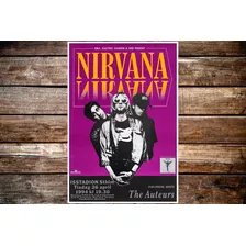 Poster Lamina Nirvana Kurt Cobain 47x32cm 200grms