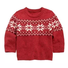 Chaleco Bebé Old Navy Fair Isle Rojo