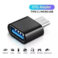 Adaptador Otg Usb Femea X Tipo C 3.1 Macho Celular