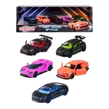 Pack 5 Miniaturas Light Racer - Gift Pack - 1/64 - Majorette