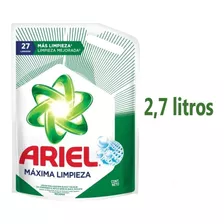 Jabón Liquido Ariel 2,7 Litros Maxima Limpieza Mejorada