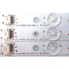 Tiras De Led Tot-40f3800-3x8-3030c-v1 Tcl L40d2730a Rca