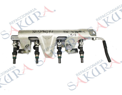 Flauta Inyectores Completa Nissan Sentra 2013-2019 Original Foto 4