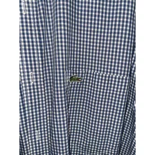 Camisa Lacoste Café Botones Nueva Pero Sin Etiquetas