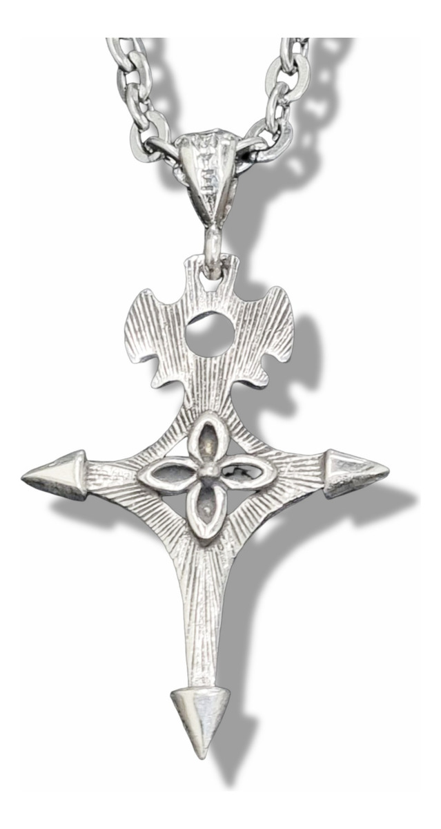 Dije Cruz De Agadez Proteccion En Plata 3 Cm 4 Gr Art 1102