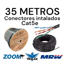 35 Mts Cable Utp Cat5e Intemperie Gnz Internet 