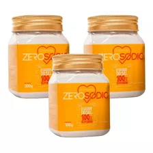 Kit 3 Salgante Zero Sódio Pote 300g