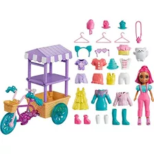 Polly Pocket Treats & Trends - Carrito De Bicicleta, Más De