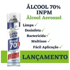 Álcool Dom Line Produtos De Limpeza Em Frasco Fragrância Incolor 300 Ml 170 G