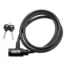 Candado De Cable Bicicleta 8364dcc Llave, 5 Pies De Lar...