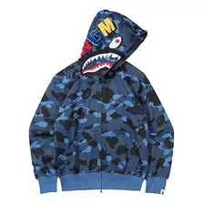 Sudadera Con Capucha Bap Shark Head Con Estampado 3d.