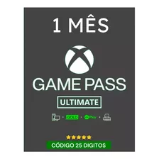 Game Pass Ultimate 1 Mês Código 25 Díg