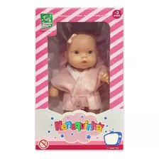 Boneca Bebezinho Nenequinha Lacinho Vinil 345 Super Toys